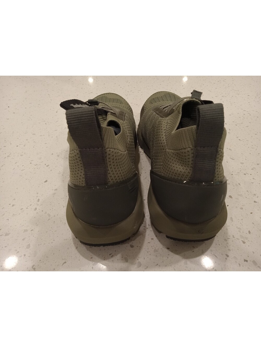 Timberland PRO Radius Knit Mens 7 W Olive Green Composite Safety Toe Shoes Wide - Picture 3 of 7